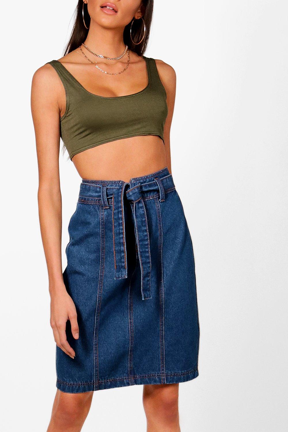 Paperbag skirt outlet tall